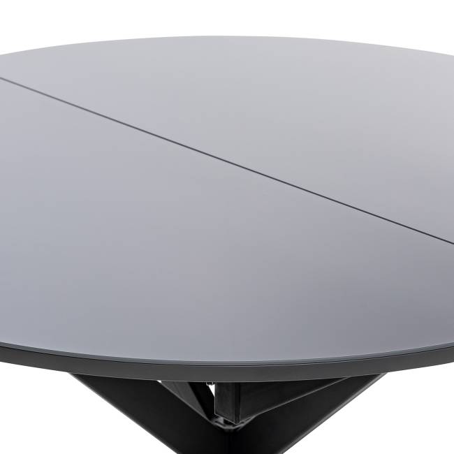 Стол раздвижной Leset Капри со стеклом Чёрный Стол раздвижной Leset Капри со стеклом Чёрный