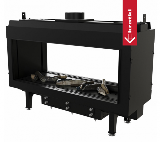 Топка газовая Kratki PRO LEO/100/TUNEL/G31/37MBAR (баллон)