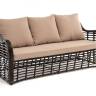 "Ницца" диван из искусственного ротанга трехместный, цвет бронзовый "Ницца" диван из искусственного ротанга трехместный, цвет бронзовый