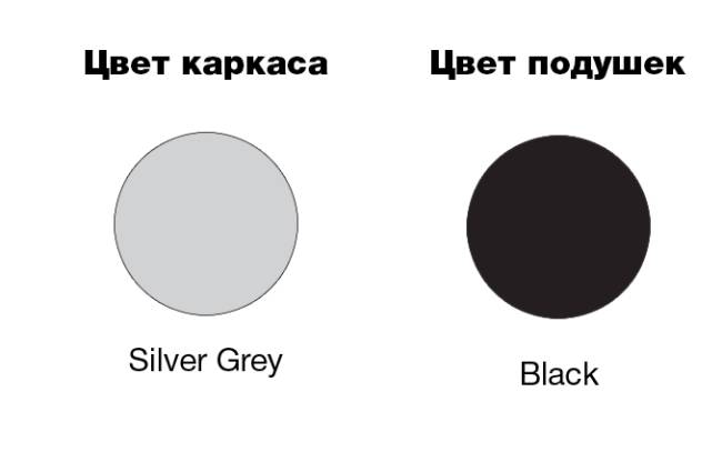 Диван пластиковый трехместный с подушками Mykonos XL серебристый, черный 2000х720х750 мм Диван пластиковый трехместный с подушками Mykonos XL серебристый, черный 2000х720х750 мм