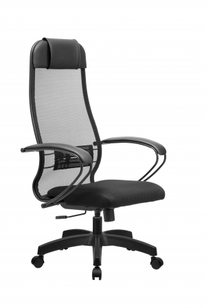 Кресло МЕТТА-11(MPRU)/подл.130/осн.001, черный