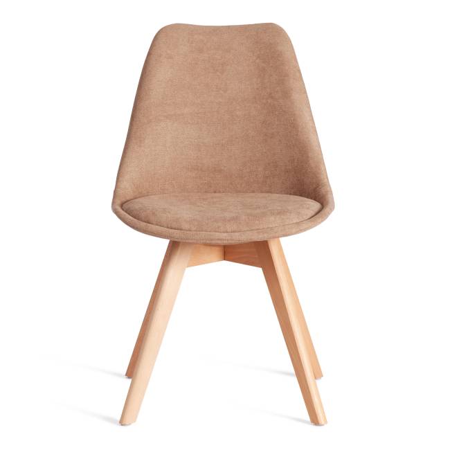 Стул TULIP SOFT (mod. 053V) / 1 шт. в упаковке дерево/пластик/ткань, 49,5 x 54,5 x 84 см, Бежевый (Beige)  LY1701-4 бежевый дерево/пластик/ткань