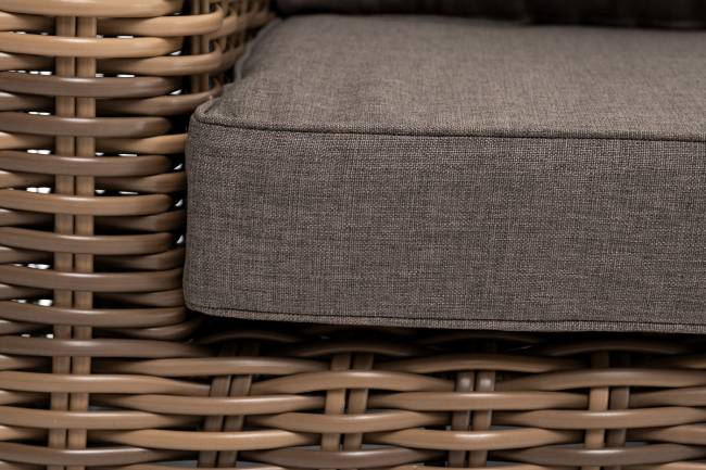 "Палермо" диван из искусственного ротанга трехместный, цвет соломенный "Палермо" диван из искусственного ротанга трехместный, цвет соломенный