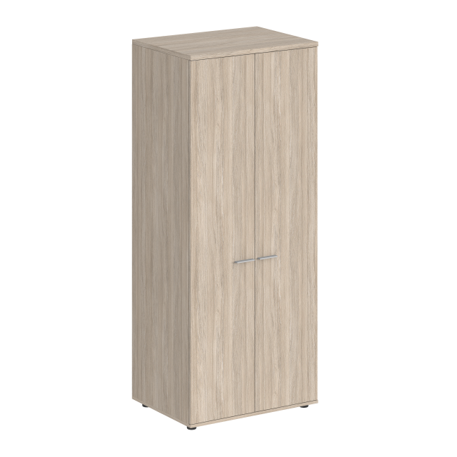 SG.822.OL.OL / Гардероб 800х600х1955, з.ст HDF / корпус: дуб светлый; фасады: дуб светлый
