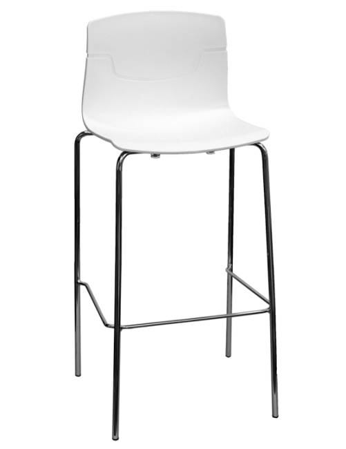 Стул пластиковый полубарный Slot Fill 68 450х450х970 мм