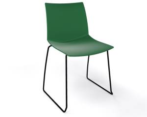 Стул пластиковый Kanvas S зеленый милитари 500х500х790 мм