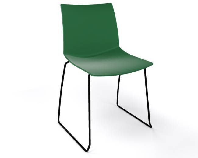 Стул пластиковый Kanvas S зеленый милитари 500х500х790 мм Стул пластиковый Kanvas S зеленый милитари 500х500х790 мм