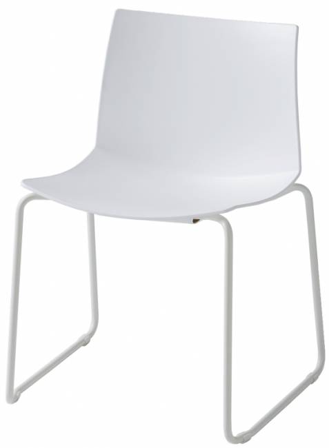 Стул пластиковый Kanvas 2 ST белый 520х510х790 мм Стул пластиковый Kanvas 2 ST белый 520х510х790 мм