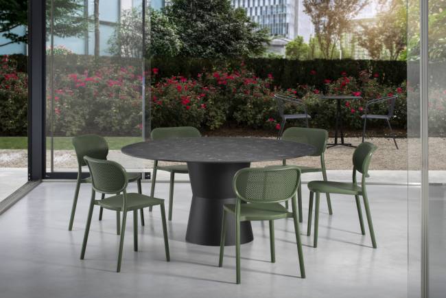 Стол ламинированный Nidaba Ø1200х740 мм