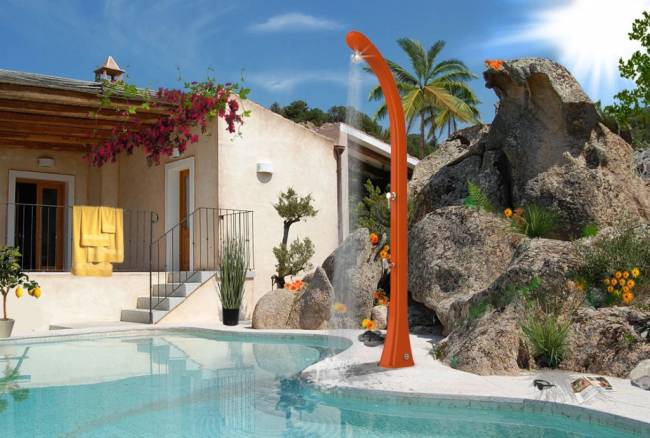 Душ солнечный Happy One F 120 вишневый 165х225х2100 мм Душ солнечный Happy One F 120 вишневый 165х225х2100 мм