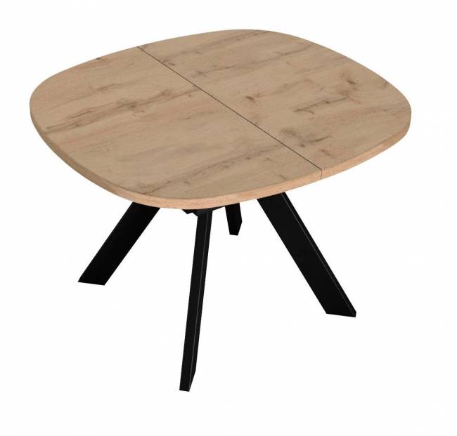 Стол DikLine B110 Дуб галифакс/опоры черные Стол DikLine B110 Дуб галифакс/опоры черные