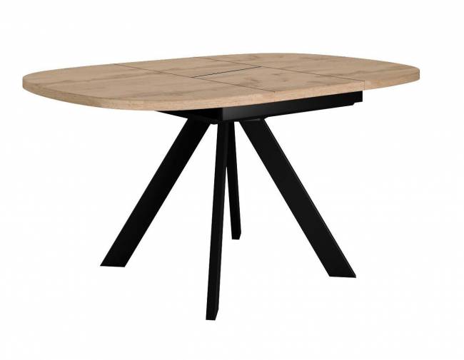 Стол DikLine B110 Дуб галифакс/опоры черные Стол DikLine B110 Дуб галифакс/опоры черные