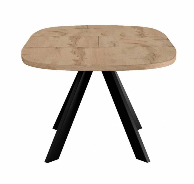 Стол DikLine B110 Дуб галифакс/опоры черные Стол DikLine B110 Дуб галифакс/опоры черные