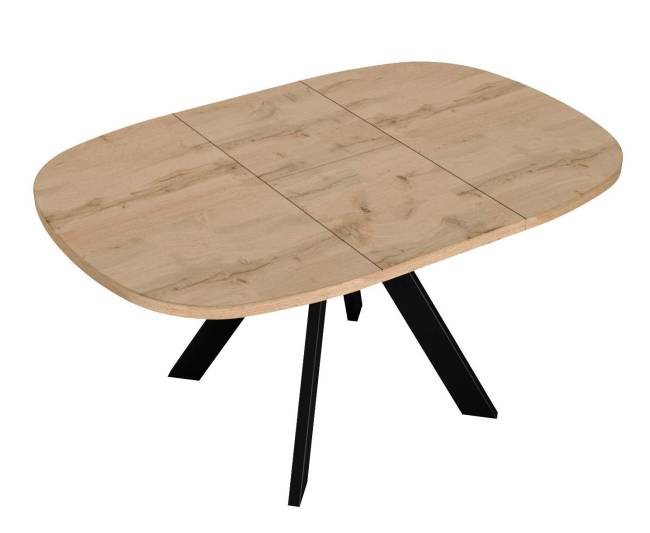 Стол DikLine B110 Дуб галифакс/опоры черные Стол DikLine B110 Дуб галифакс/опоры черные