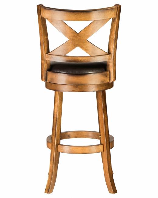 Стул барный DOBRIN BRANDON BAR, античный ясень, коричневый
