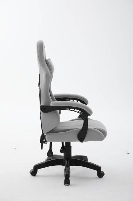 Кресло спортивное TopChairs Druid серый ткань