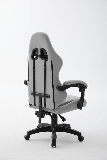 Кресло спортивное TopChairs Druid серый ткань