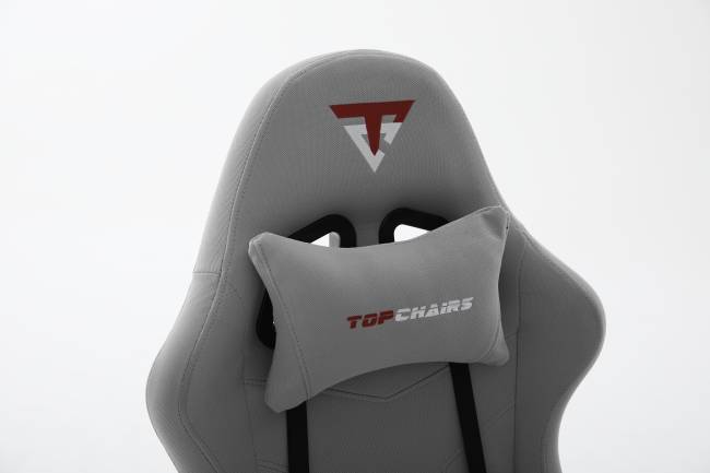 Кресло спортивное TopChairs Druid серый ткань