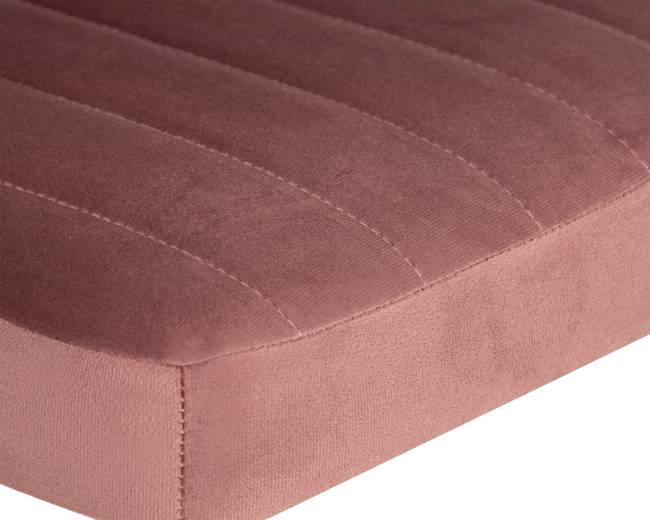 Стул барный DOBRIN CHARLY GOLD, розовый велюр (MJ9-32)