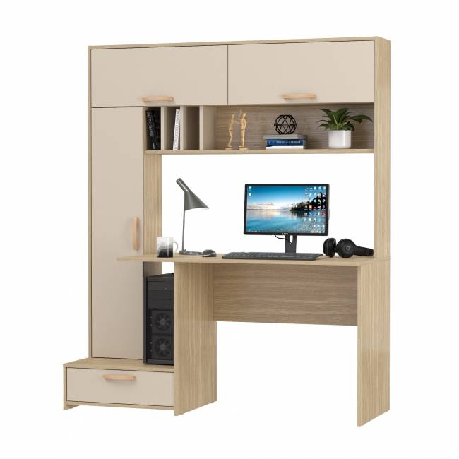 Компьютерный стол Лайт 03.243Н цвет плэйн/сатин