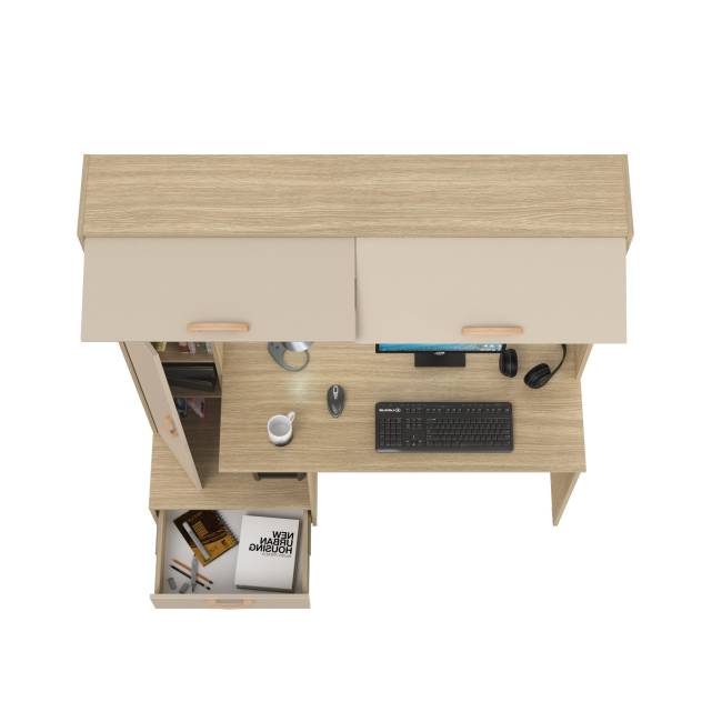 Компьютерный стол Лайт 03.243Н цвет плэйн/сатин