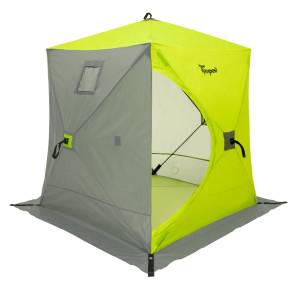 Палатка зимняя Куб 1,8х1,8 yellow lumi/gray (TR-ISC-180YLG) Трофей
