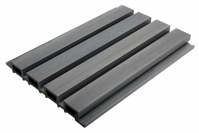 Вертикальная стеновая панель NauticPrime Line ДПК 219*26*3000мм, цвет Тёмно-серый Вертикальная стеновая панель NauticPrime Line ДПК 219*26*3000мм, цвет Тёмно-серый