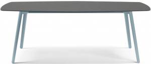 Стол ламинированный Squid голубой, антрацит 2090х1080х730 мм