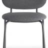 Стул металлический c обивкой Si-Si Bold антрацит, темно-серый 620х530х800 мм