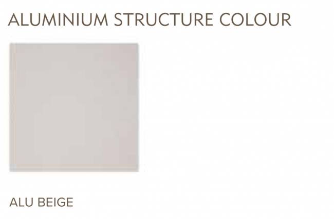 Столик металлический кофейный Bahamas натуральный, бежевый Ø900х350 мм