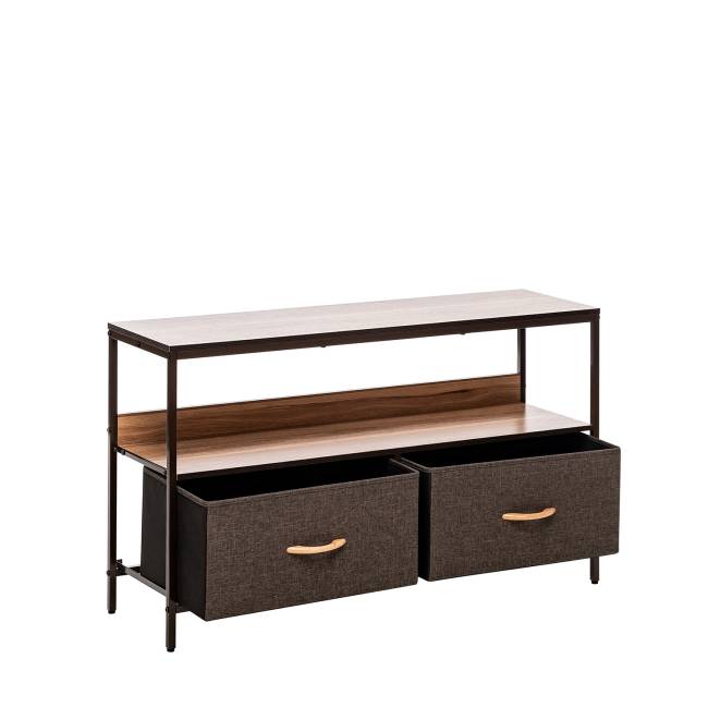 Комод Leset Локи 2 ящ., Коричневый Коричневый Темно-коричневый