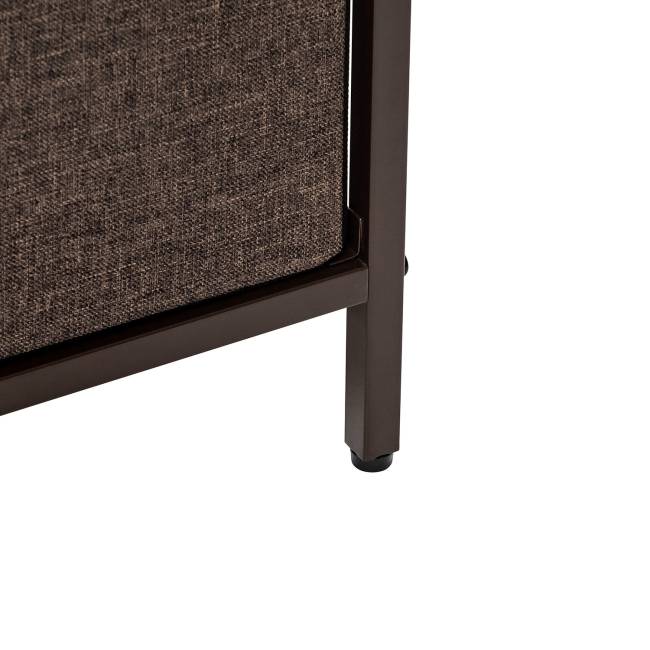 Комод Leset Локи 2 ящ., Коричневый Коричневый Темно-коричневый