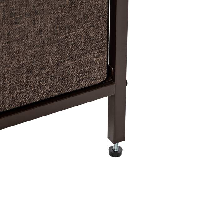 Комод Leset Локи 2 ящ., Коричневый Коричневый Темно-коричневый