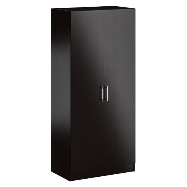 Спальня Стандарт № 3 с кроватью 1800 цвет венге/фасады ТВ тумбы МДФ чёрный глянец