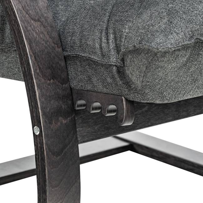 Кресло-трансформер Leset Монако Венге текстура Malmo 95 (темно-серый)