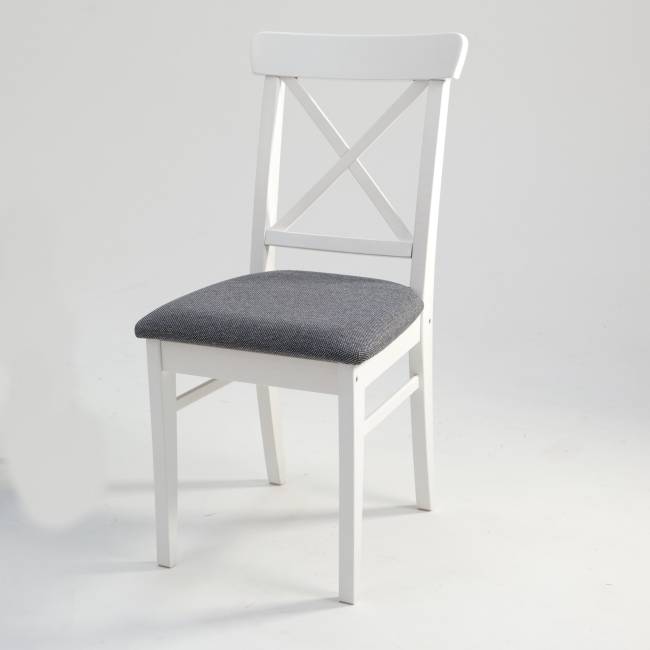 Стул Ингольф ПМ белый/графит