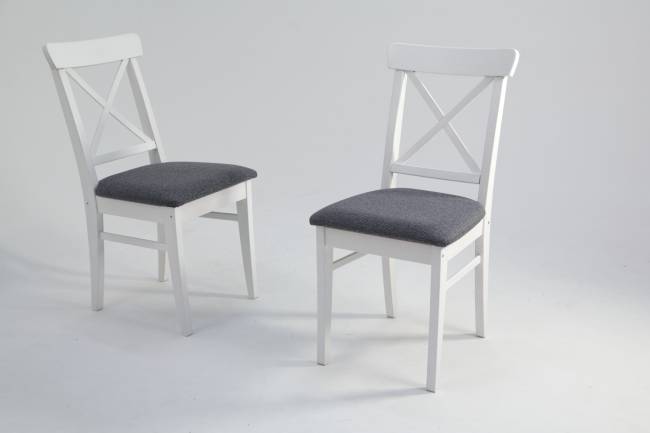 Стул Ингольф ПМ белый/графит