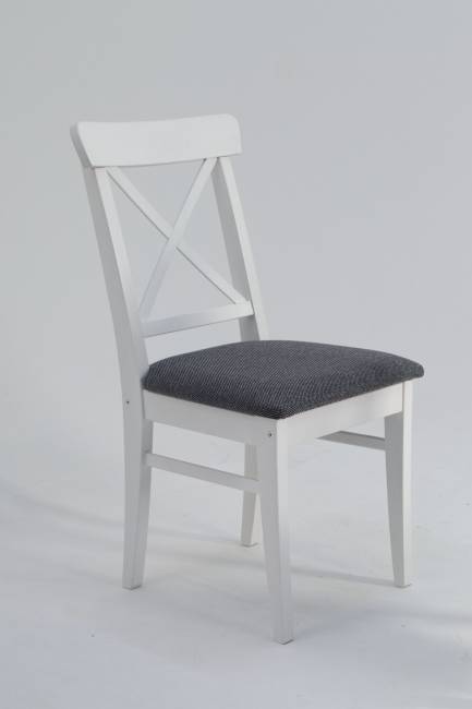 Стул Ингольф ПМ белый/графит