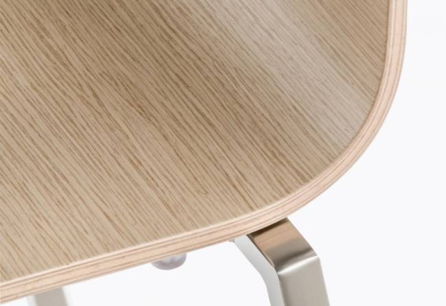 Стул деревянный барный Kuadra 470х540х1030 мм