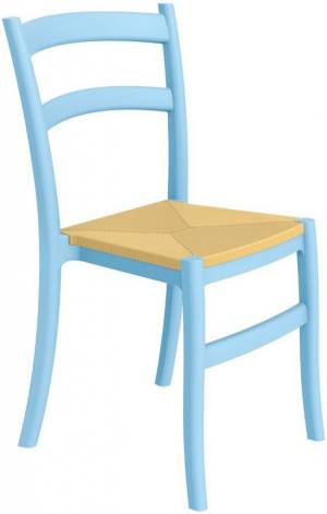 Стул пластиковый Tiffany-S голубой 450х510х850 мм