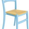 Стул пластиковый Tiffany-S голубой 450х510х850 мм