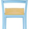 Стул пластиковый Tiffany-S голубой 450х510х850 мм