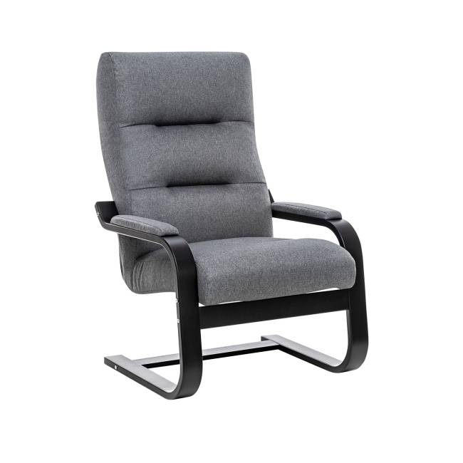 Кресло Leset Оскар Венге Malmo 95 (темно-серый)