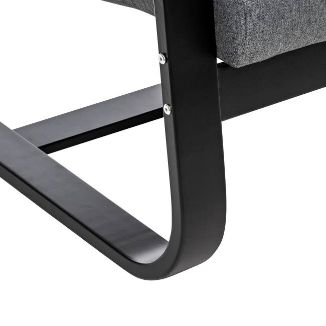 Кресло Leset Оскар Венге Malmo 95 (темно-серый)