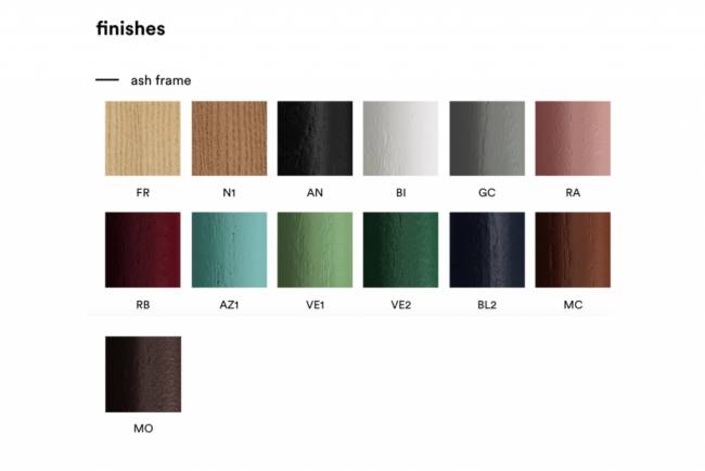 Кресло деревянное Osaka черный ясень 570х520х770 мм