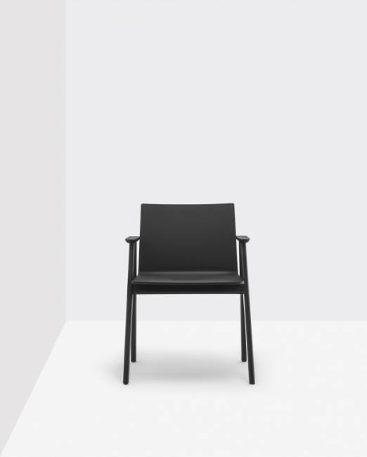 Кресло деревянное Osaka черный ясень 570х520х770 мм