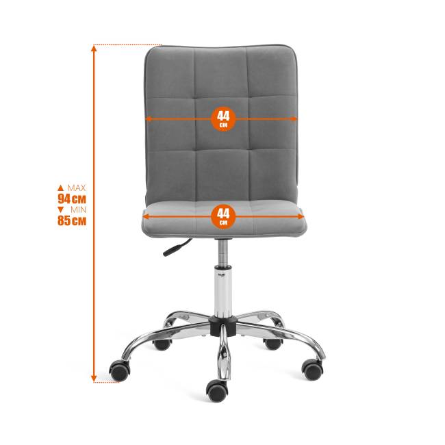 Кресло One/Ван кож/зам, черный, 36-6 черный кож/зам