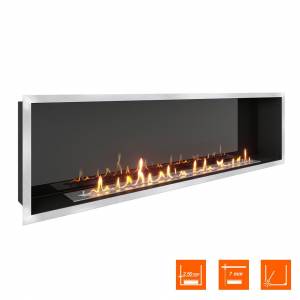 Биокамин встраиваемый SteelHeat LEADER-SH 1600 (Стемалит)