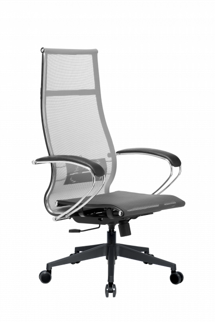 Кресло МЕТТА-7(MPRU)/подл.131/осн.002, серый/серый