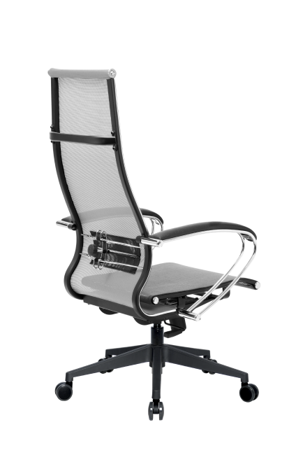 Кресло МЕТТА-7(MPRU)/подл.131/осн.002, серый/серый